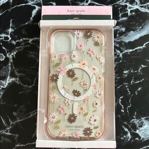 Kate Spade Floral iPhone 14 Plus Case